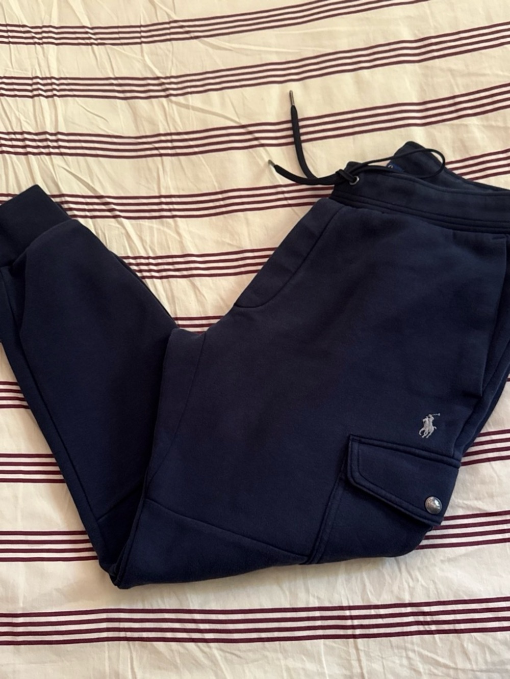 Polo by Ralph Lauren Navy Blue Jogger Sweatpants